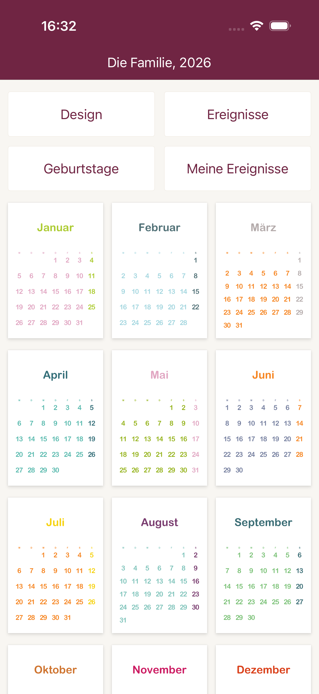Calendarly App-Screenshot