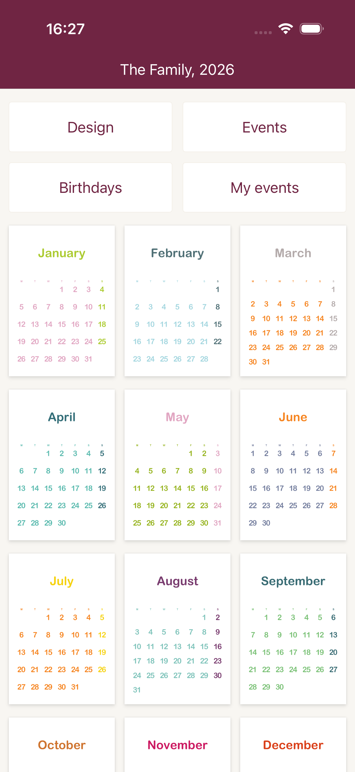 Calendarly app screenshot