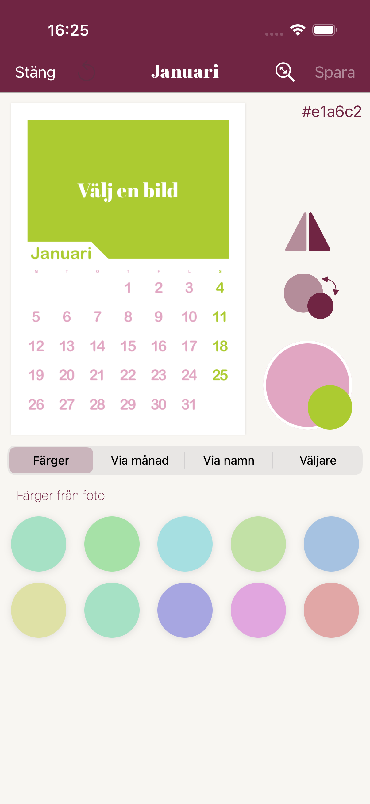 Calendarly appskärmbild